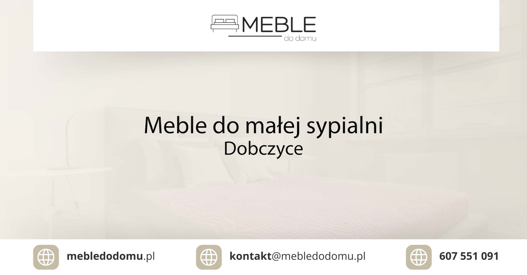 Meble do małej sypialni Dobczyce