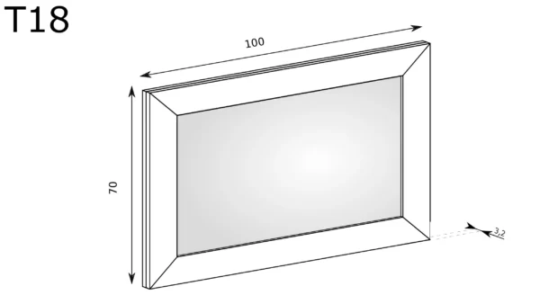 Lustro ścienne Tadeusz T-18 - obrazek 3