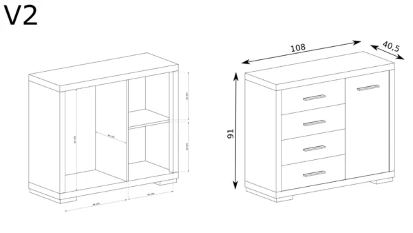 Komoda Vegas V-2 - obrazek 5