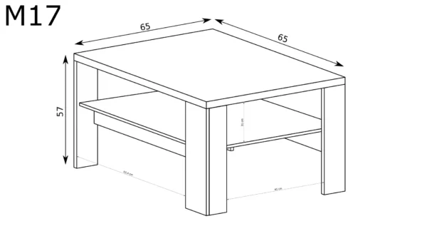 Stolik kawowy Mediolan M-17 - obrazek 2