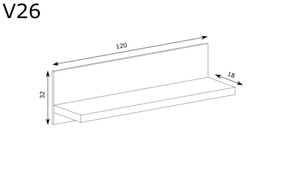 Półka Vegas V-26 - obrazek 3