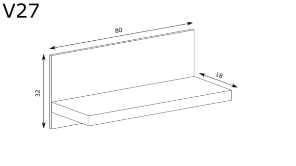 Półka Vegas V-27 - obrazek 3