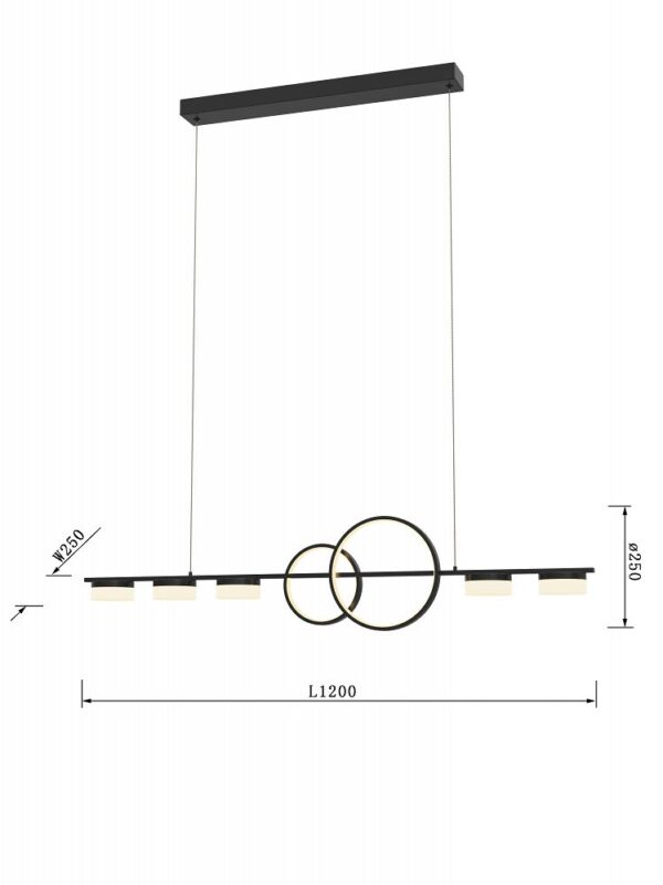 Lampa wisząca Messina 7 - obrazek 6