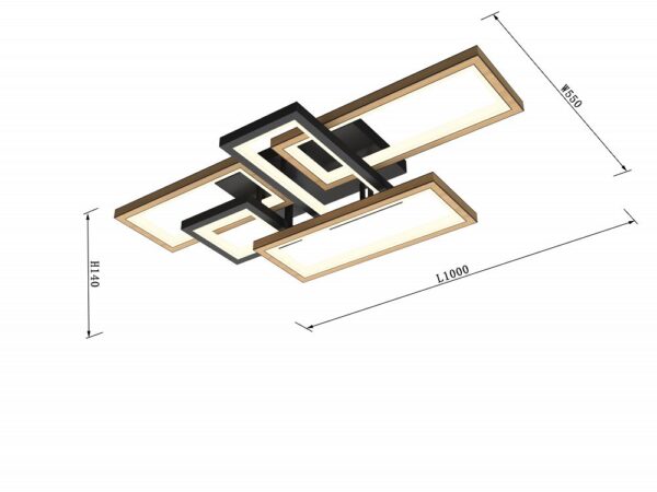 Lampa sufitowa Matera 5 - obrazek 4