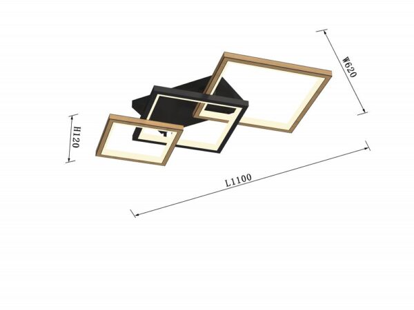 Lampa sufitowa Matera 3 - obrazek 4